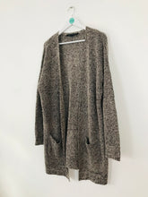Load image into Gallery viewer, French Connection Women’s Oversized Longline Knit Cardigan | L | Grey Brown
