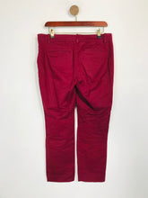 Load image into Gallery viewer, J. Crew Women&#39;s Cotton Slim Casual Trousers | UK8 | Red
