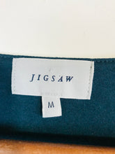 Load image into Gallery viewer, Jigsaw Women&#39;s Silk Sheer Overlay Shift Dress | M UK12 | Blue
