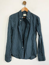 Load image into Gallery viewer, Band of Outsiders Men&#39;s Cotton Check Gingham Button-Up Shirt | 1 | Blue
