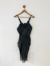 Load image into Gallery viewer, Lipsy Women&#39;s Silk Gathered Mini Dress | UK10 | Grey
