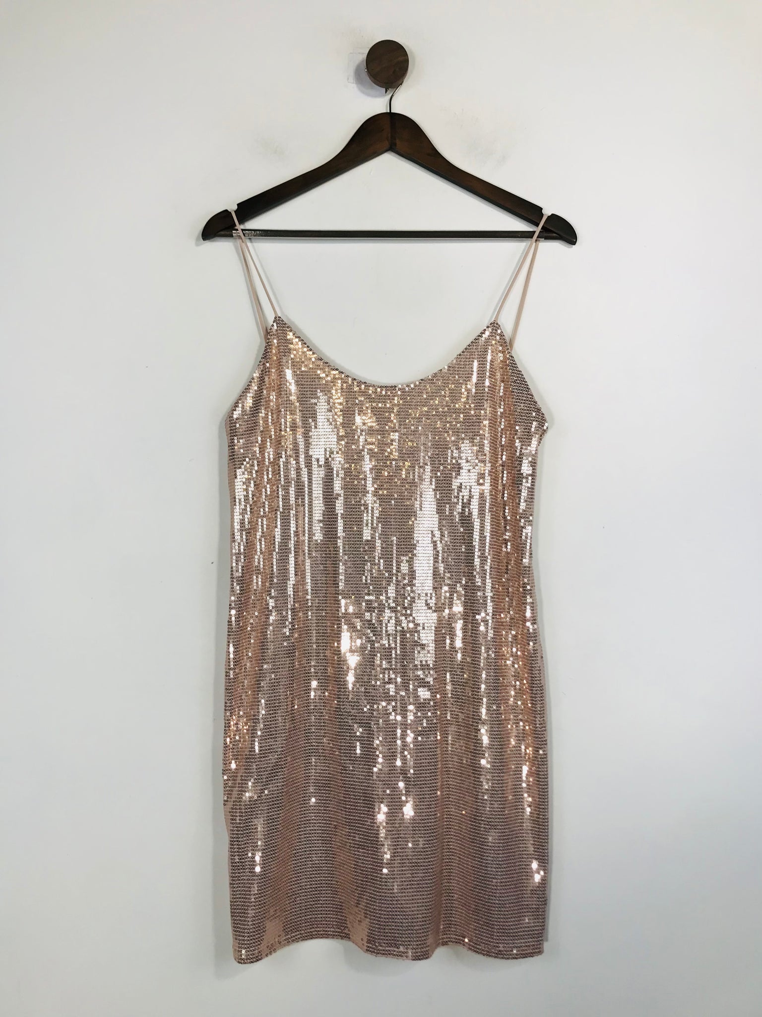 Zara Women's Sequin Mini Dress | M UK10-12 | Pink ReThread Zara Women's Sequin Mini Dress | M UK10-12 | Pink ReThread