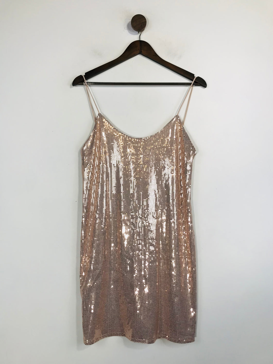 Zara Women's Sequin Mini Dress | M UK10-12 | Pink ReThread Zara Women's Sequin Mini Dress | M UK10-12 | Pink ReThread