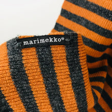 Load image into Gallery viewer, Marimekko Womens Striped Scarf | One Size | Grey Orange
