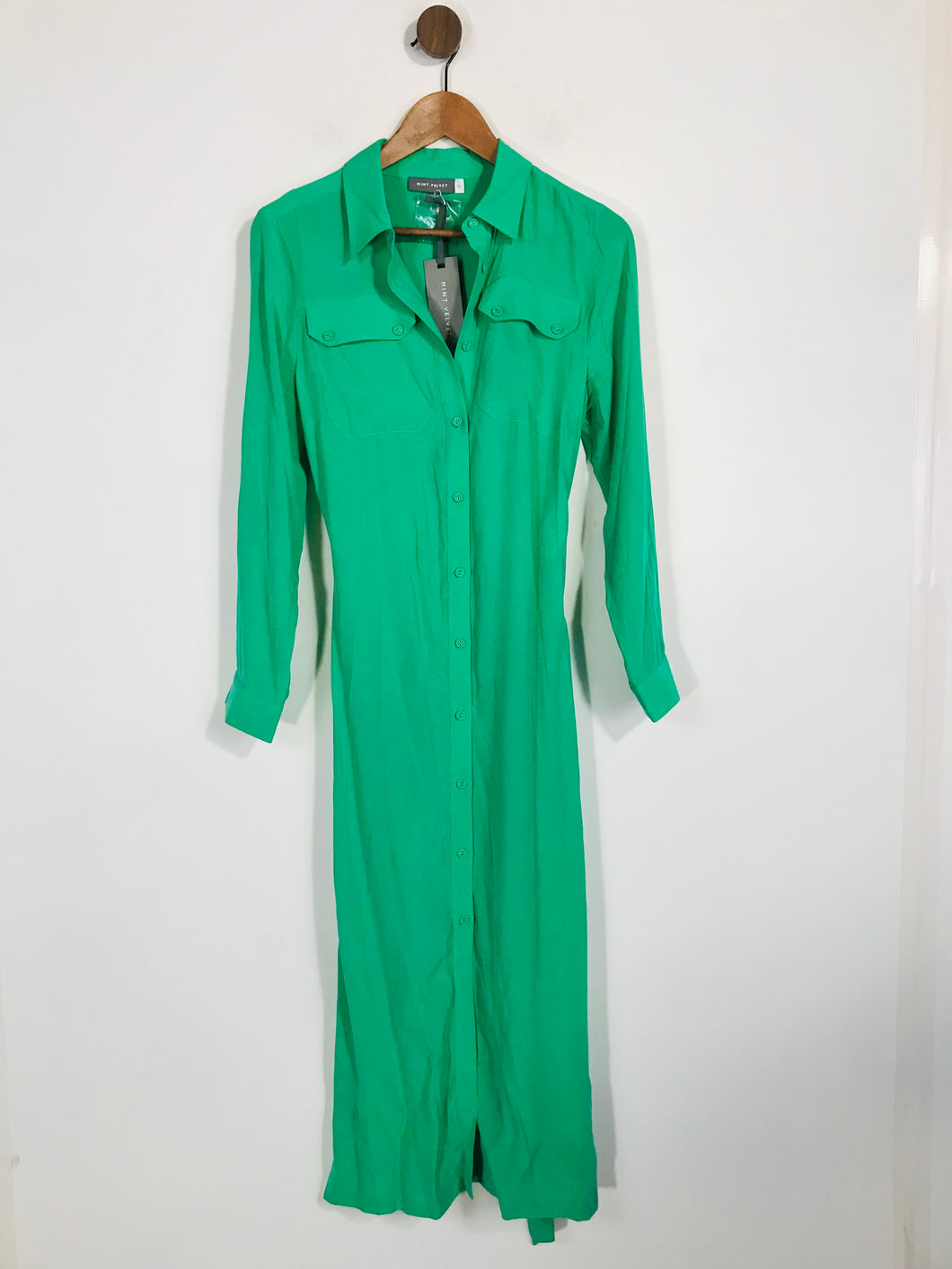Mint Velvet Women's Shirt Dress NWT | UK10 | Green
