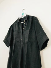 Load image into Gallery viewer, Toast Women’s Linen Shirt Dress | UK10 | Black

