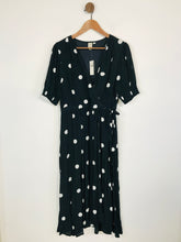 Load image into Gallery viewer, Seen Worn Kept Women&#39;s Polka Dot A-Line Dress NWT | UK16  | Black
