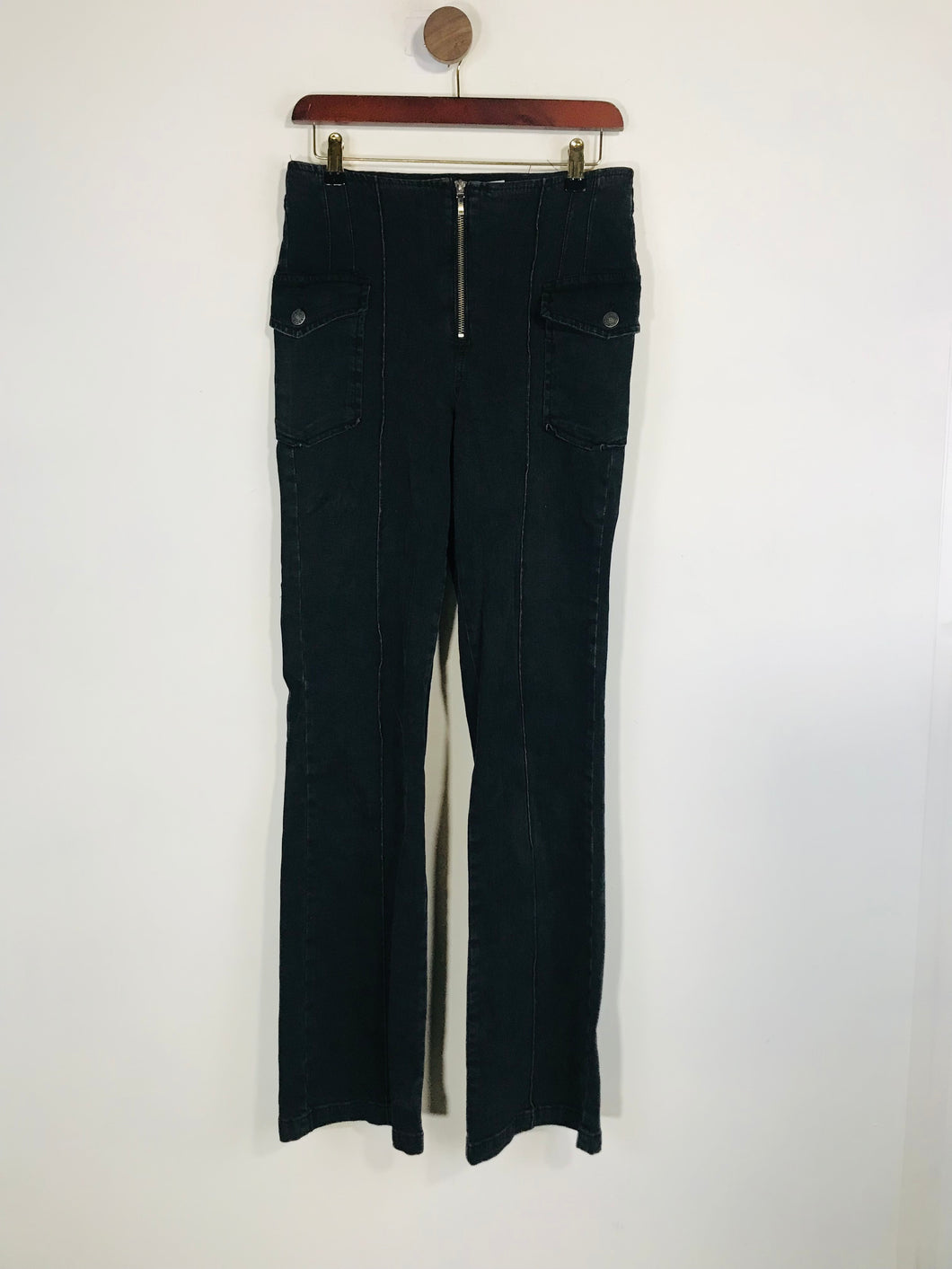 Subdued Women's Soft Flare Jeans | IT42 UK10 | Black