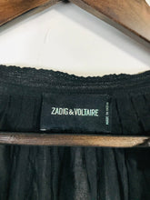 Load image into Gallery viewer, Zadig &amp; Voltaire Women&#39;s Boho Embroidered Blouse | S UK8 | Black
