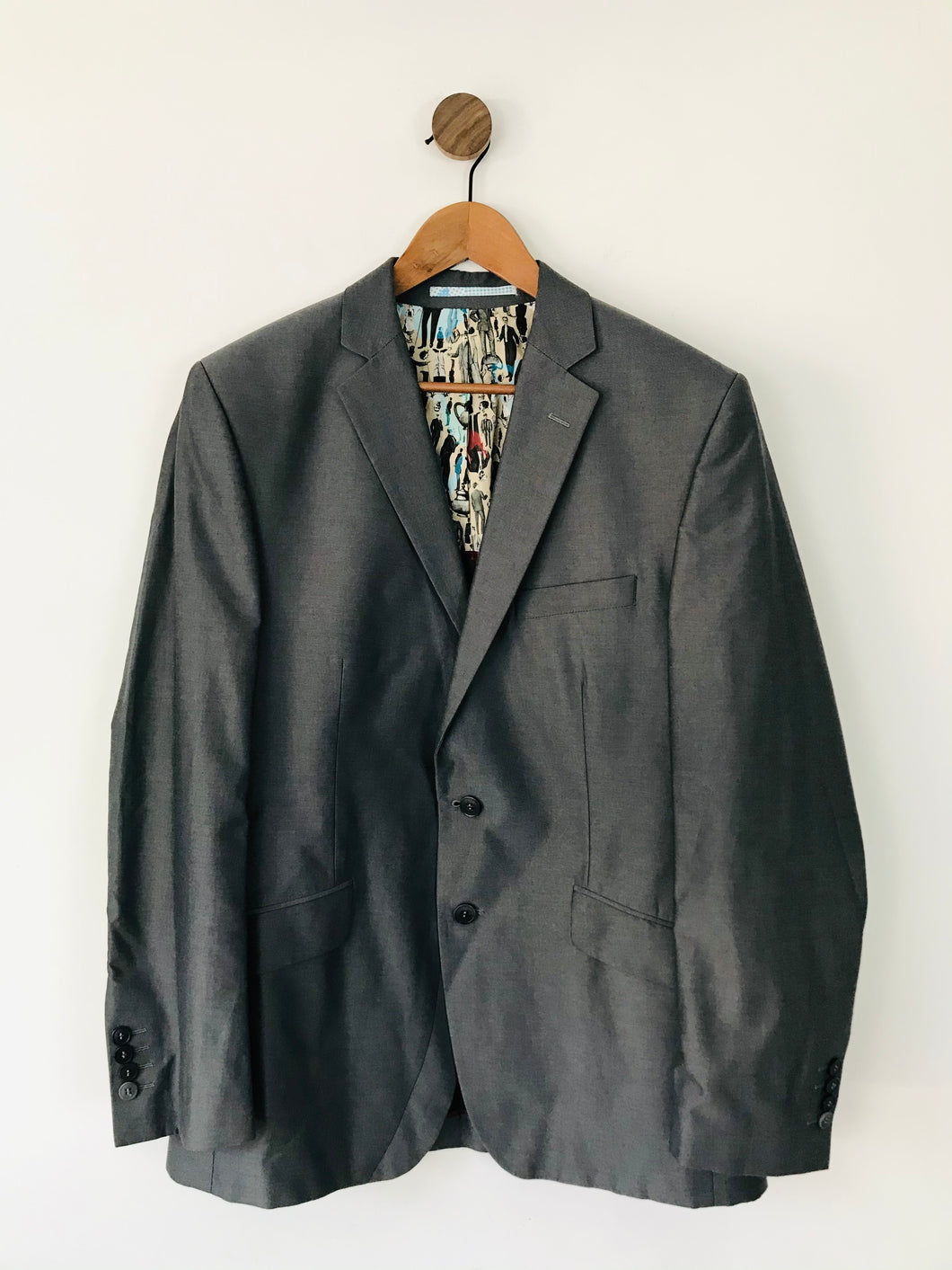 1 Like No Other Men’s Blazer Suit Jacket | 40 | Grey