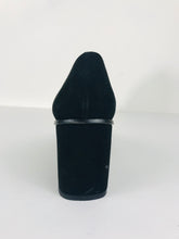 Load image into Gallery viewer, COS Women&#39;s Suede Heels | EU38 UK5 | Black
