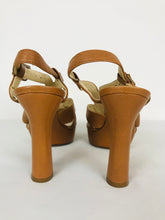 Load image into Gallery viewer, Unisa Womens Heeled Sandals | UK 6 | Brown
