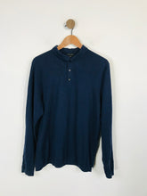 Load image into Gallery viewer, Massimo Dutti Men&#39;s Cotton Silk Jumper | XL | Blue
