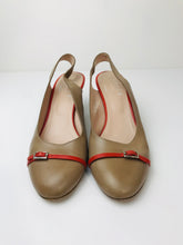 Load image into Gallery viewer, Spice London Women&#39;s Leather Heels | EU40 UK7 | Beige
