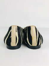 Load image into Gallery viewer, Carvela by Kurt Geiger Women&#39;s Zebra Print Flats Shoes | EU38 UK5 | Multicoloured
