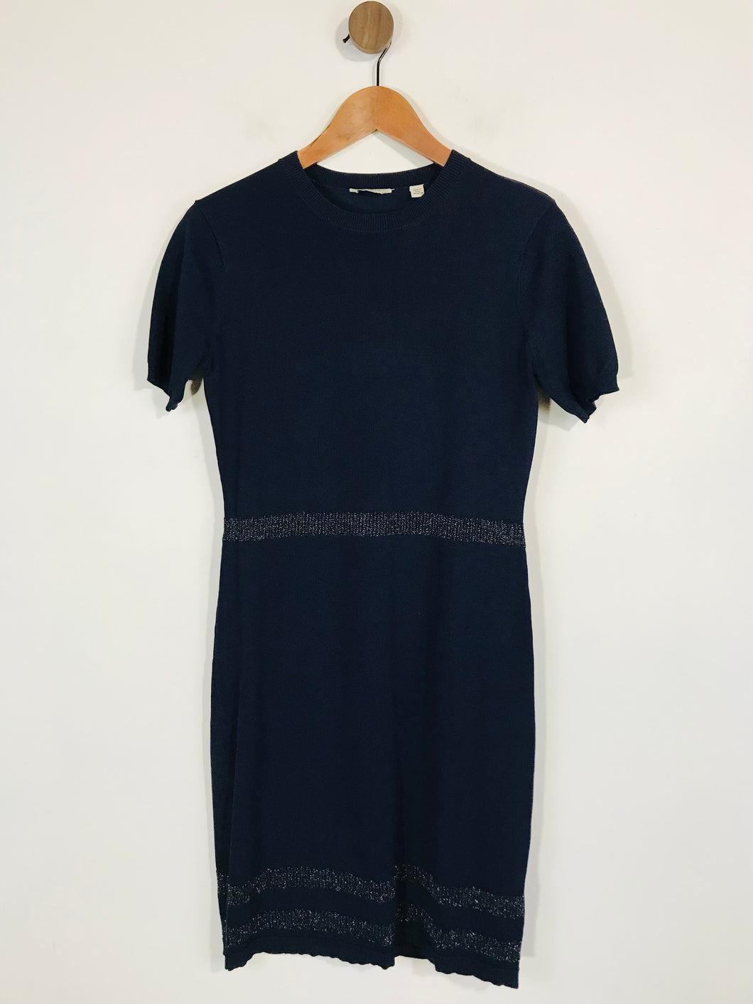 Jack Wills Women's Knit Sheath Dress | UK12 | Blue