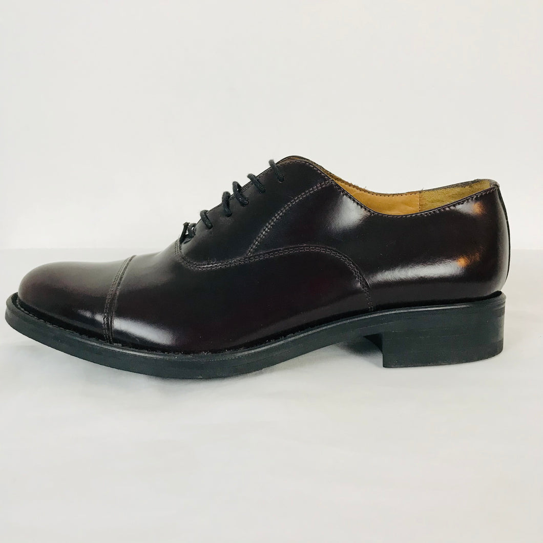 Pollini Women's Vera Pelle Patent Leather Shoes | EU40 UK7 | Dark Brown