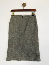 Load image into Gallery viewer, Ted Baker Women&#39;s Tweed Smart Pencil Skirt | 1 | Grey
