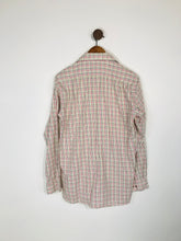 Load image into Gallery viewer, Double Two Men&#39;s Cotton Check Button-Up Shirt | 14.5 S | Multicolour
