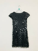Load image into Gallery viewer, Faust Women’s Beaded Mini Dress | S1 UK8 | Black
