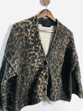 Load image into Gallery viewer, All Saints Women&#39;s Leopard Print Knit Cardigan | XS/S | Brown
