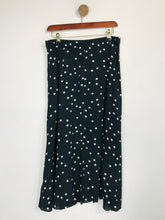 Load image into Gallery viewer, Hush Women&#39;s Polka Dot Midi Skirt | UK10 | Black
