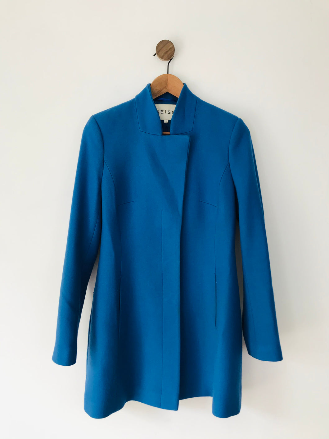 Reiss Women’s Smart Overcoat Jacket | S UK8 | Blue