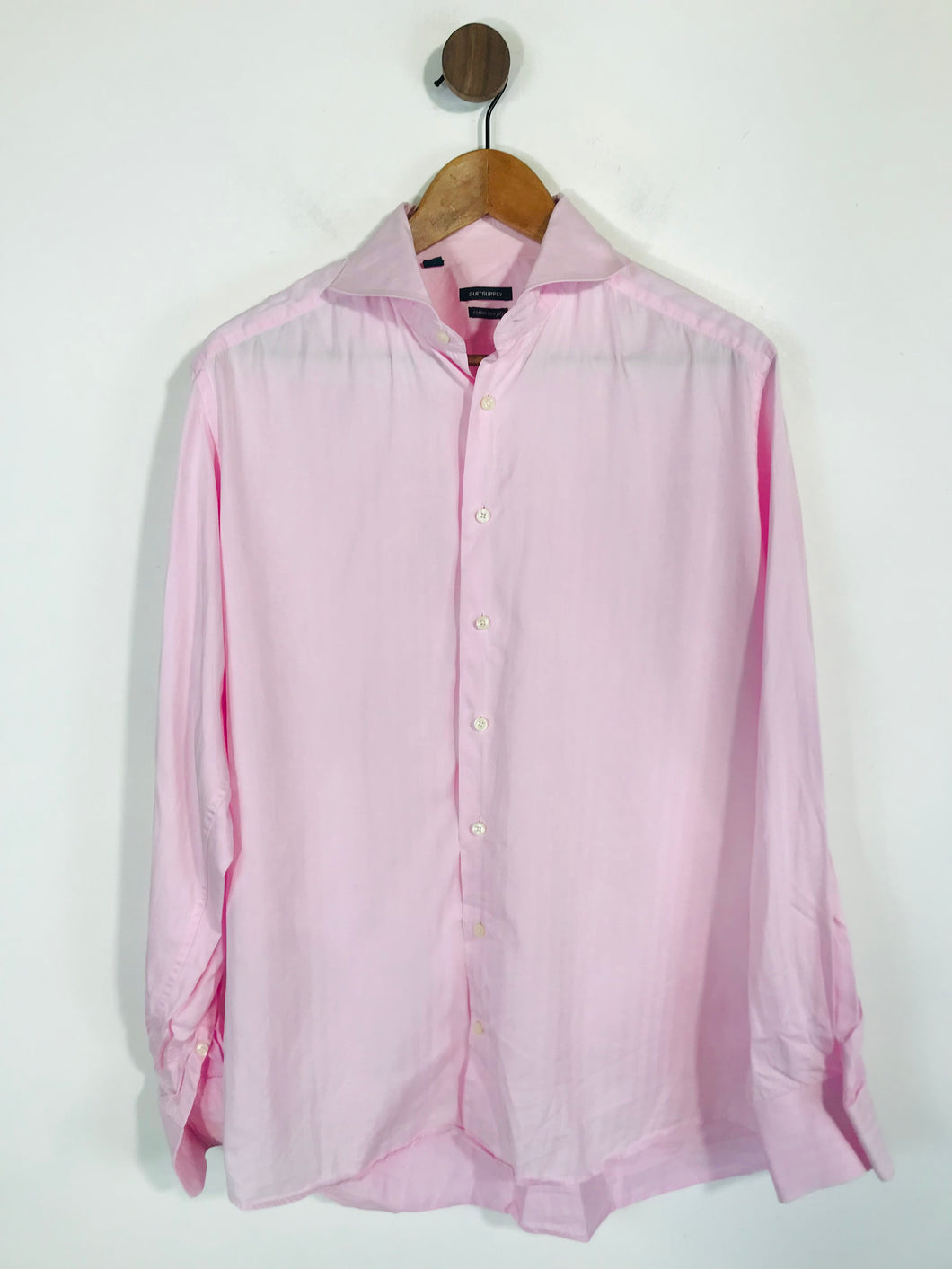 Suitsupply Men's Button-Up Shirt | 16 | Pink