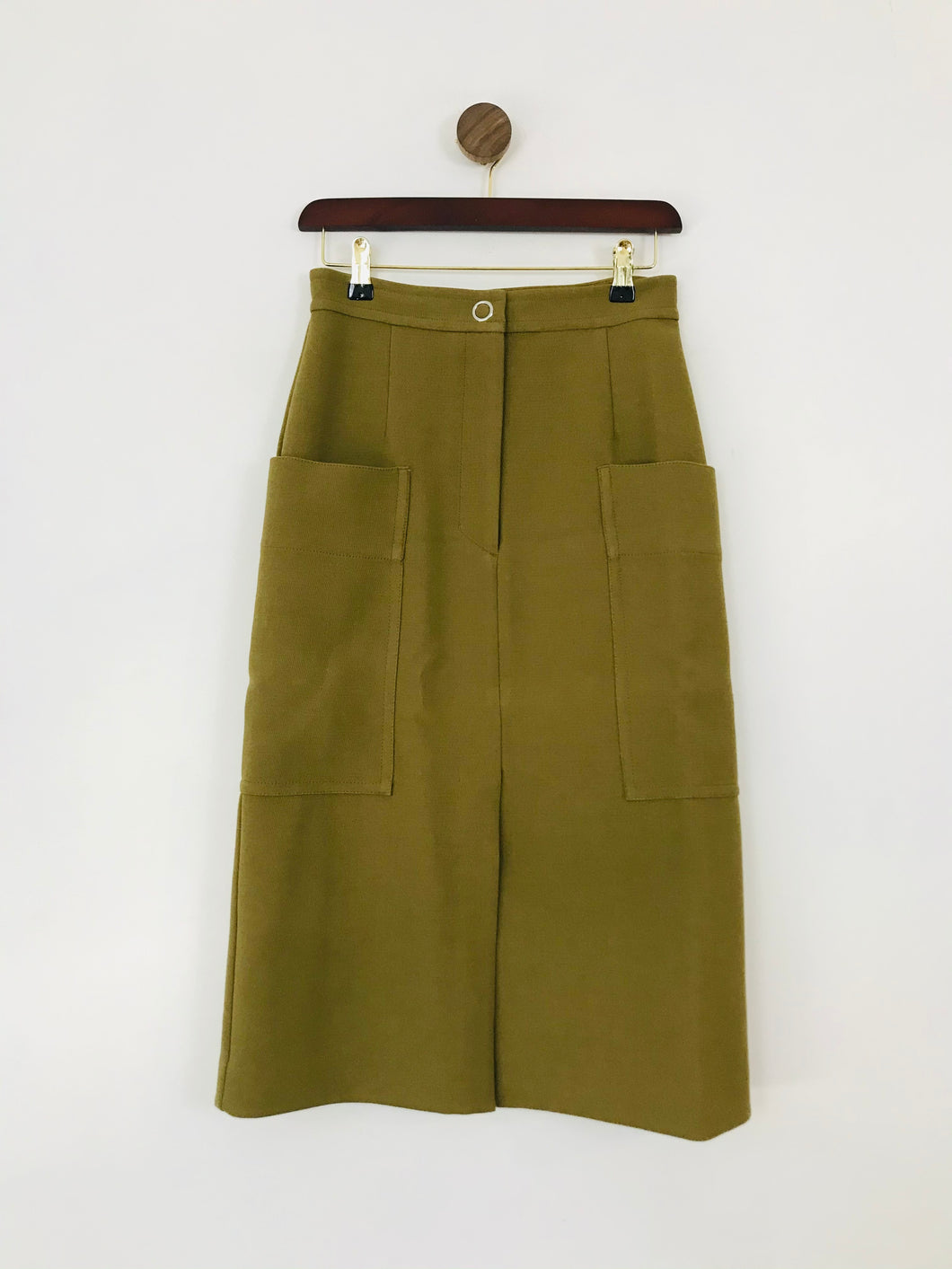 & Other Stories Women's Midi Pencil Skirt | US4 UK8 | Green