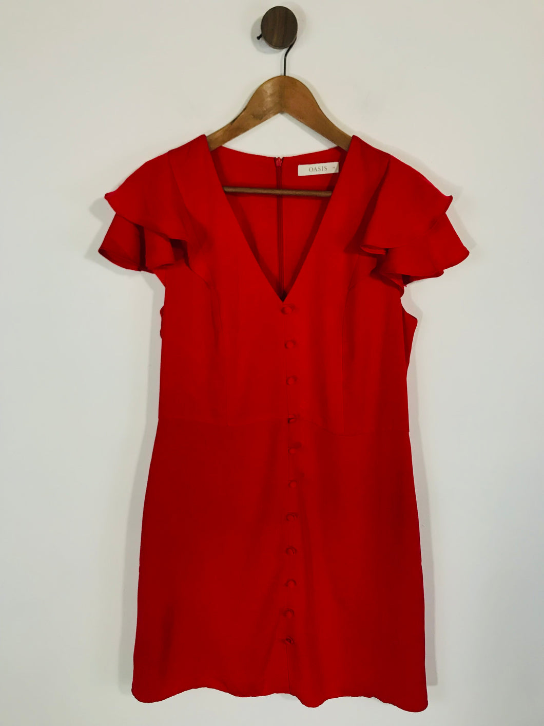Oasis Women's A-Line Dress | UK14 | Red