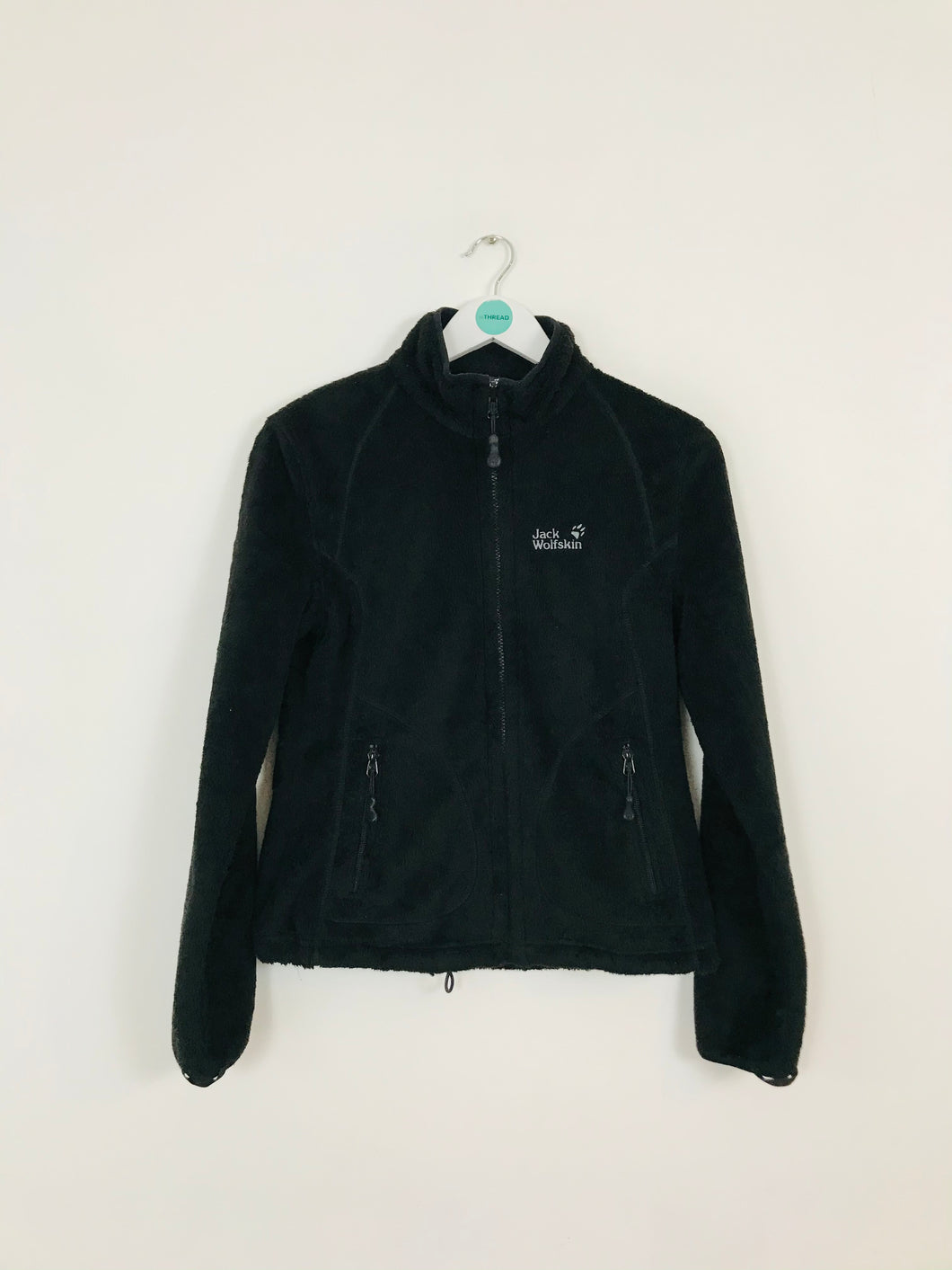 Jack Wolfskin Women’s Zip Up Fleece Jacket | UK8 | Black
