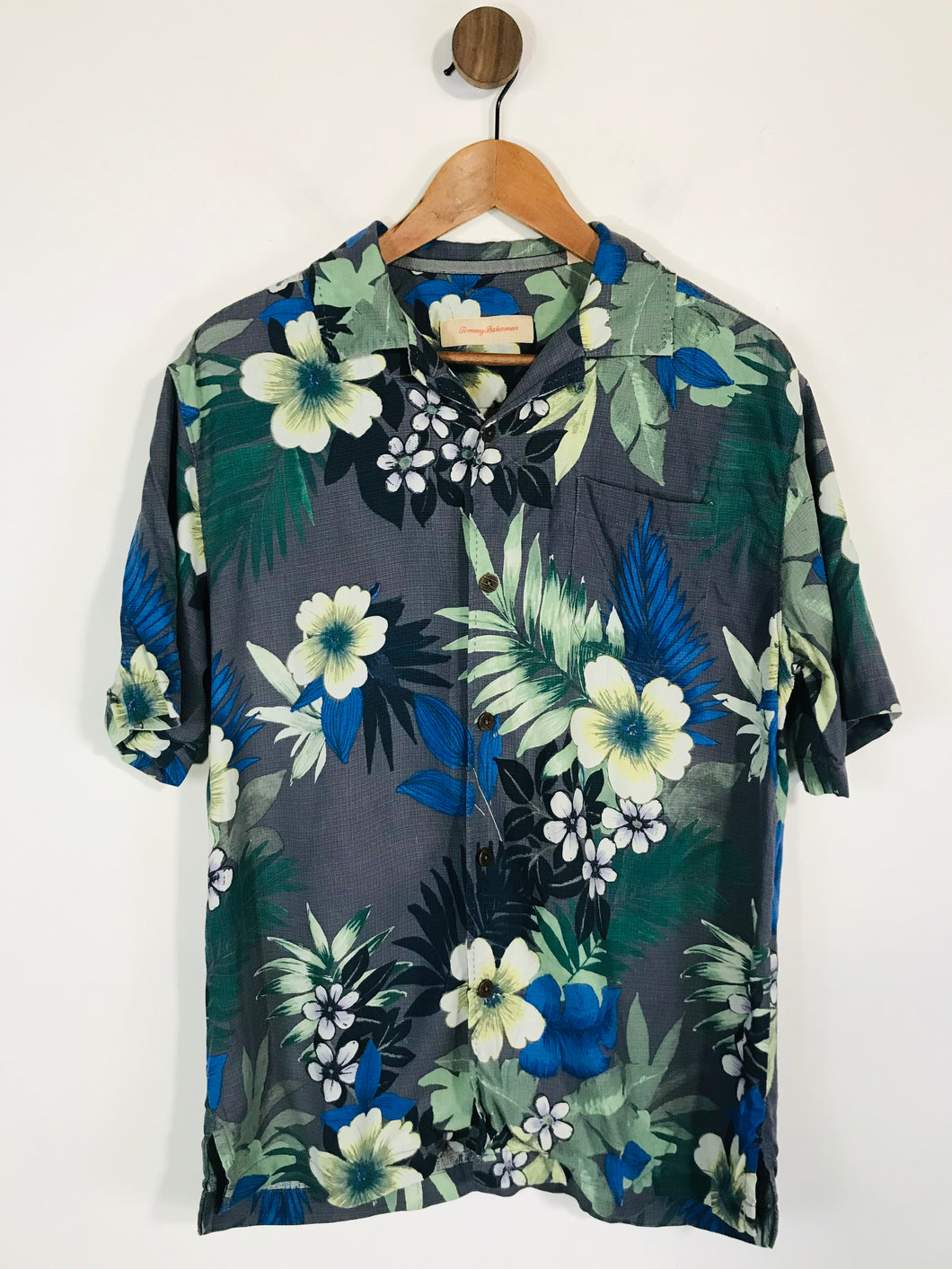 Tommy Bahama Men's Silk Tropical Short Sleeve Button-Up Shirt | S | Multicoloured