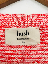 Load image into Gallery viewer, Hush Women&#39;s Striped Knit Cardigan | XL | Red
