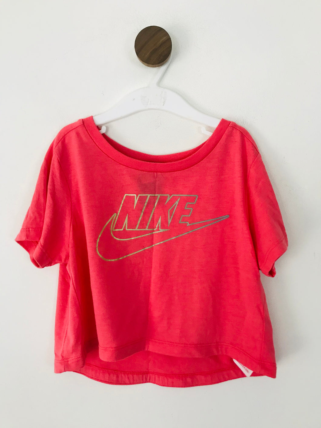 Nike Kid's Crop Sports Top  | M | Pink