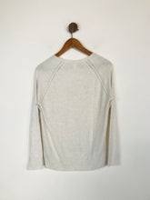 Load image into Gallery viewer, The White Company Women&#39;s V Neck Jumper | UK6  | White
