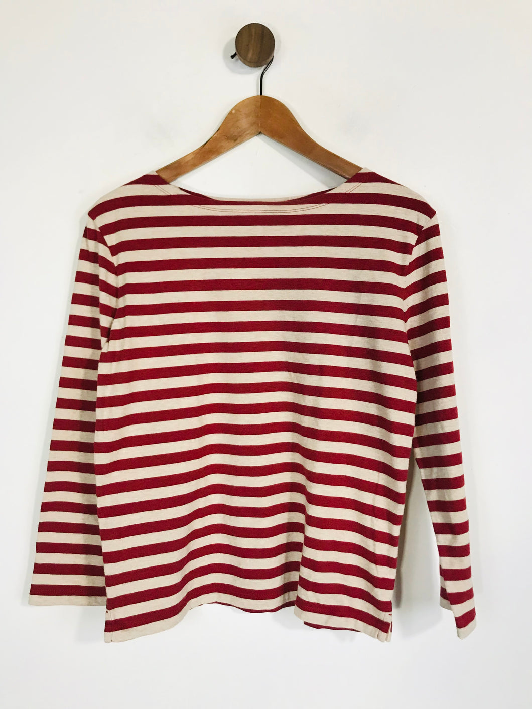 Toast Women's Cotton Striped T-Shirt | S UK8 | Multicoloured