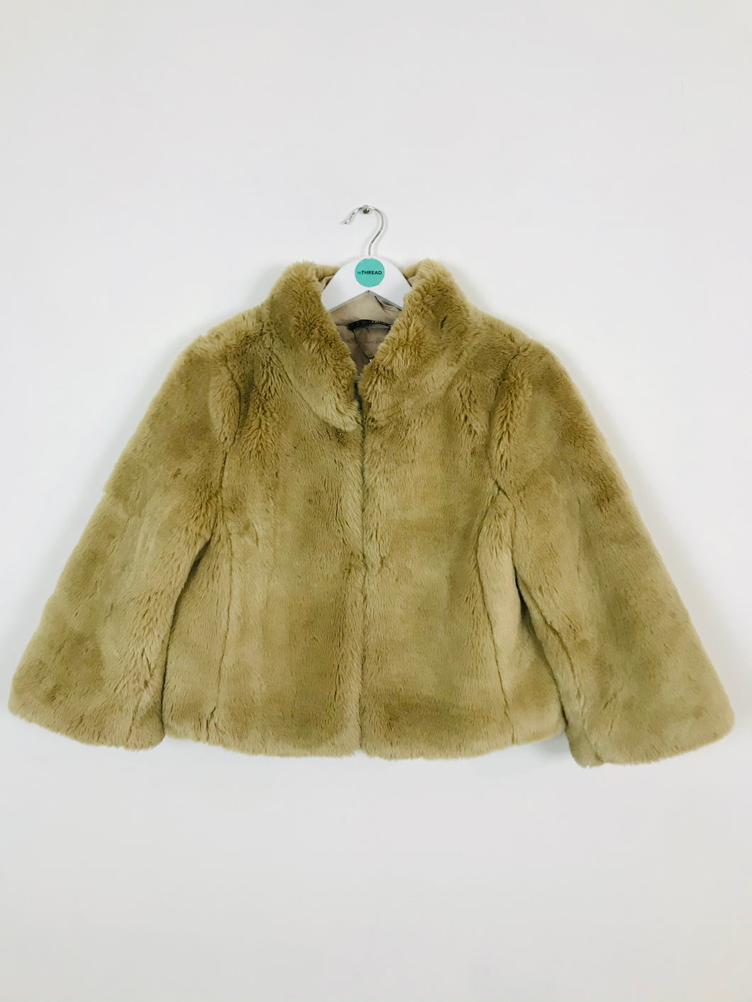 Liu Jo Womens Faux Fur Teddy Coat | IT 42 UK10 | Brown