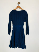 Load image into Gallery viewer, Reiss Women&#39;s Lace Long Sleeve Mini Dress | UK6 | Blue
