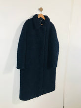 Load image into Gallery viewer, COS Women&#39;s Wool Teddy Overcoat NWT | UK18 | Blue

