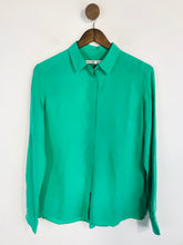 Load image into Gallery viewer, &amp; Other Stories Women&#39;s Silk Button-Up Shirt | EU38 UK10 | Green
