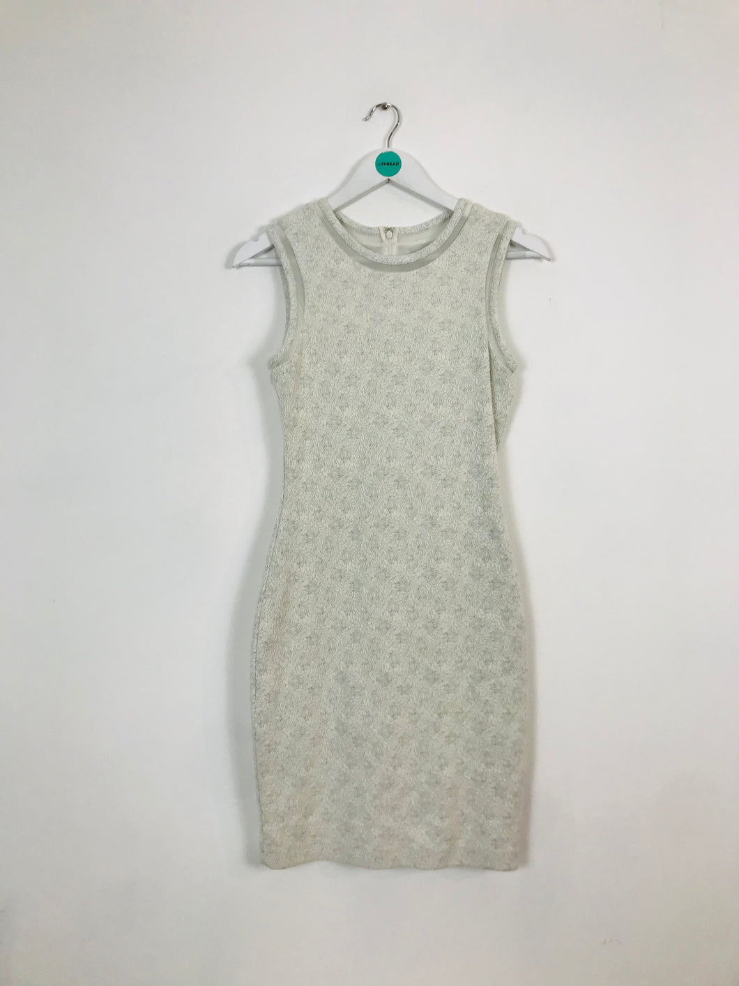 Reiss Women’s Mini Shimmer Bodycon Dress | UK8 | White