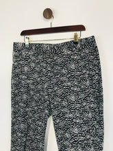 Load image into Gallery viewer, Calvin Klein Women&#39;s Patterned Chinos Trousers | UK12 | Black
