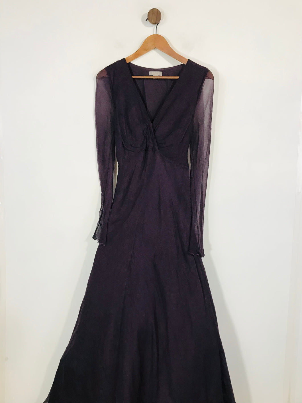 Noli Women's Silk Tulle A-Line Dress | UK12 | Purple