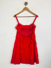 Load image into Gallery viewer, Nanette Lepore Women&#39;s Ruffle Layered Mini Dress | UK4 | Red
