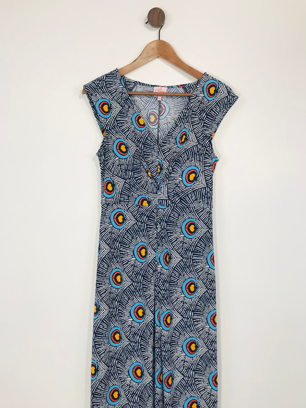 Leona Women's Vintage Hippy Sleeveless Maxi Dress | UK10 | Multicolour