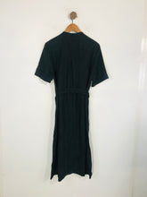 Load image into Gallery viewer, Jigsaw Women&#39;s Linen Shirt Dress | UK14 | Black

