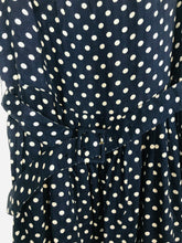 Load image into Gallery viewer, Rachel Riley Women&#39;s Polka Dot A-Line Dress | EU38 UK10 | Blue

