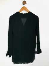 Load image into Gallery viewer, Aspesi Women&#39;s Sheer Button-Up Shirt | IT42 UK10 | Black
