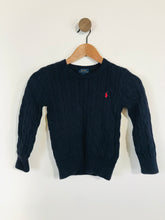 Load image into Gallery viewer, Polo Ralph Lauren Kid&#39;s Cotton Smart Jumper | 6 Years | Blue
