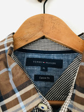 Load image into Gallery viewer, Tommy Hilfiger Men&#39;s Check Button-Up Shirt | XL | Brown

